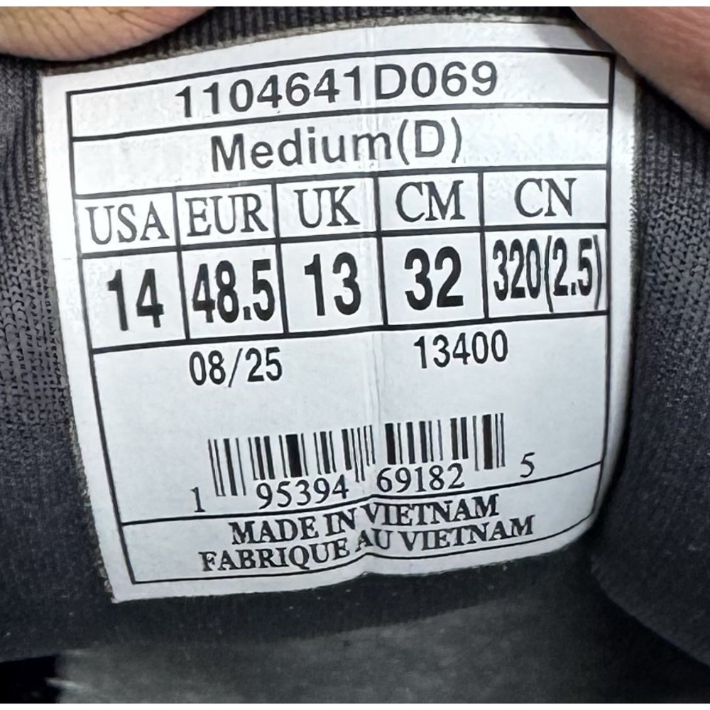 Brooks Ghost Max Mens 14 Wide 2E Grey Running Shoes 1104642E069 DNA LOFT v2 - Picture 5 of 12